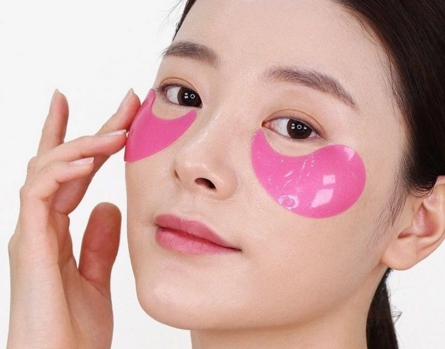 Patchs hydrogel aux peptides et à la rose bulgare Hyaluron Rose Peptide 9 Ampoule Eye Patch
